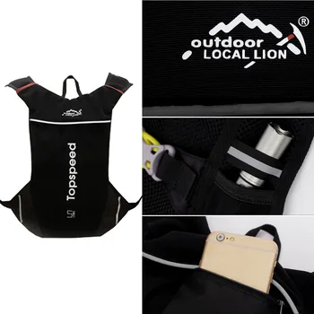 

Women Men Jogging Outdoor Sports Polyester Water Bag Vest Pack Marathone Cycling Adjustable Portable Hydration Backpack Running