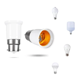 B22 to E27 adapter​​Bulb lamp holder converter fireproof socket adapter converter home lighting accessories adapter lamp holder