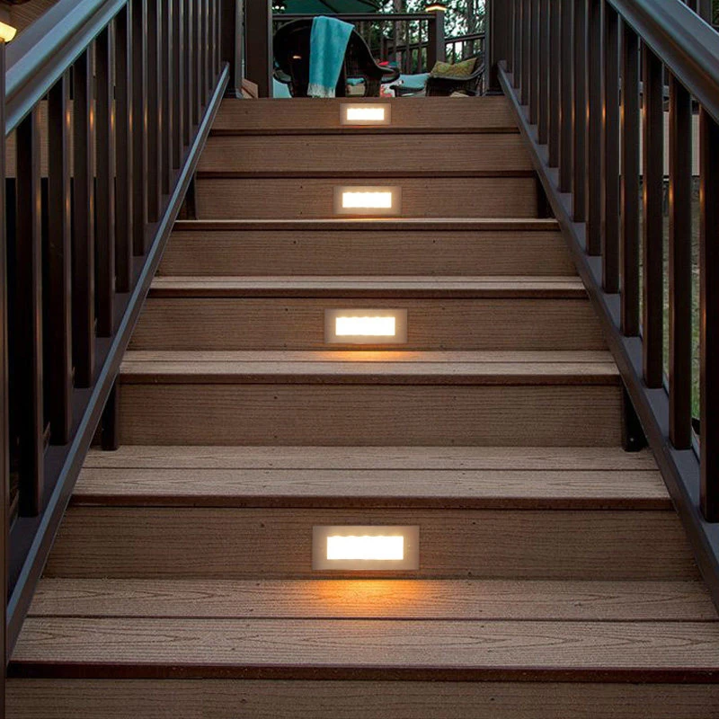 LED Deck Step Light 3W 4W Underground Lamp Recessed Stair Paitio
