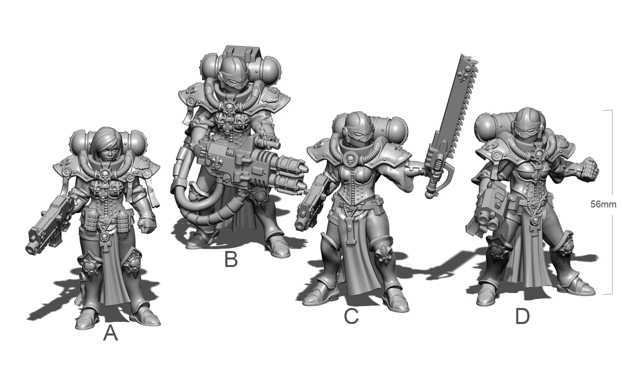 1 32 56mm Resin Model Female Warrior 3d Printing Figure Unpaint No Color Rw 0 Arts Photography Aliexpress