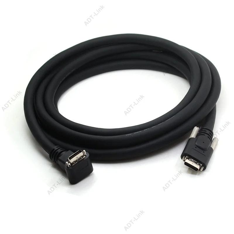 Камера Link SDR к SDR Кабель 90 градусов под прямым углом кабели камера Link Mini 26Pin SDR промышленная камера под углом