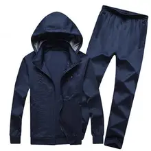 Мужской спортивный костюм большого размера удобный и дышащий костюм для влюбленных L-4XL 86019