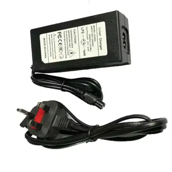 

Scooter Charger 3 Pins Power Adapter 42V 2A with AC Power Cord 2 Wheels Self Balancing U1JC