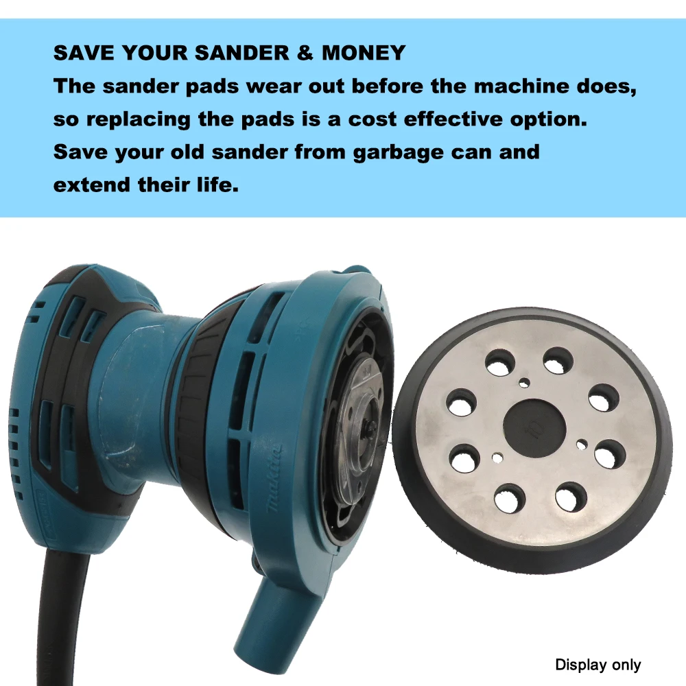 5 inch 8 Hole Replacement Sander Pads 5\