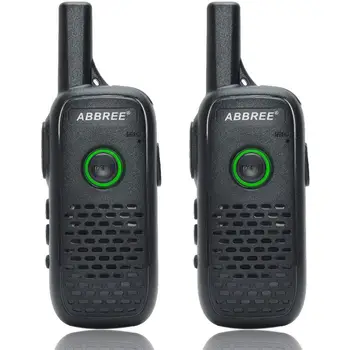 

2pcs ABBREE AR-Q2 Professional Handy Walkie Talkie Mini VOX USB Charge UHF Two Way Radio Comunicador Transceiver Woki Toki