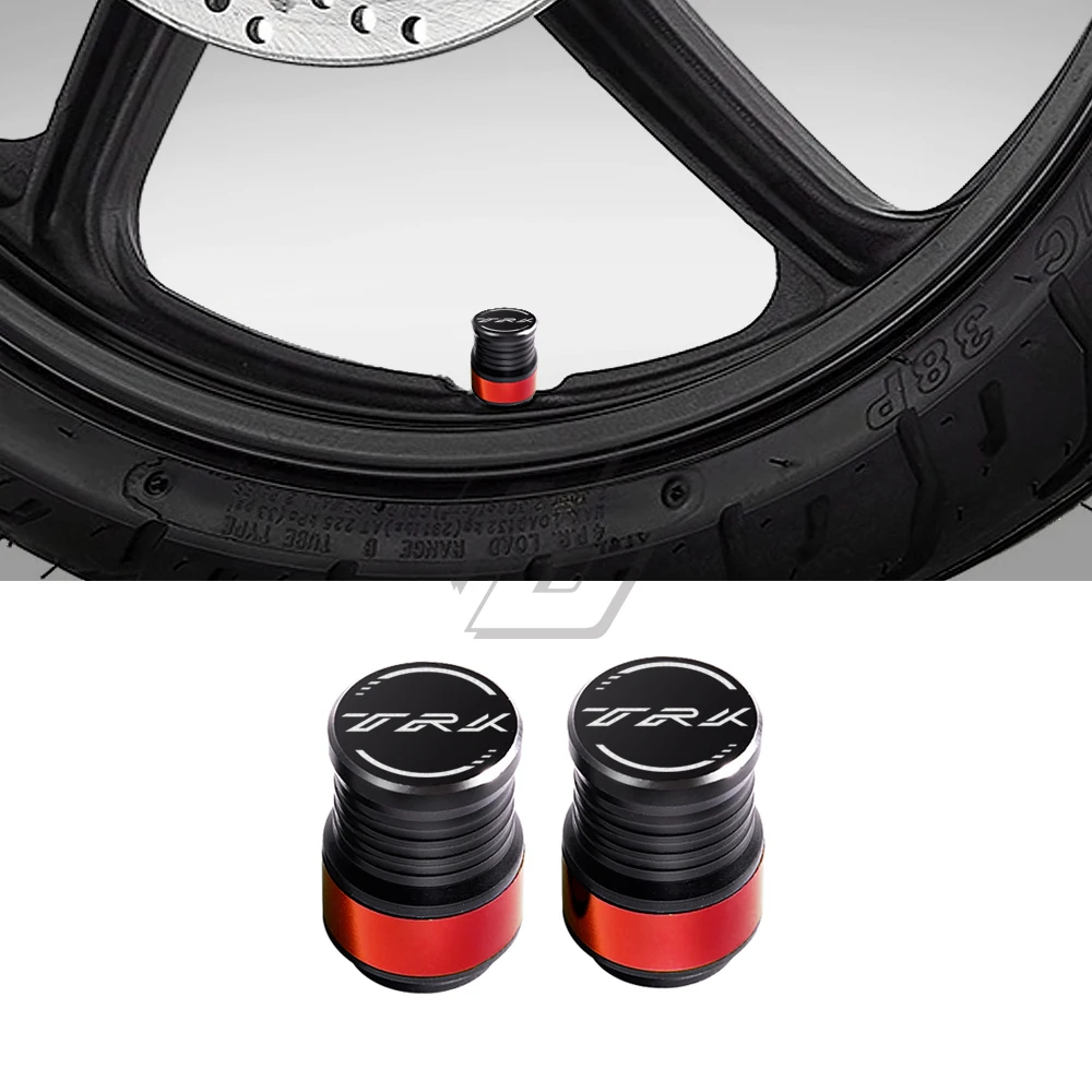 

For Benelli TRK 250 251 502 502X Motorcycle Wheel Tire Valve caps cover CNC