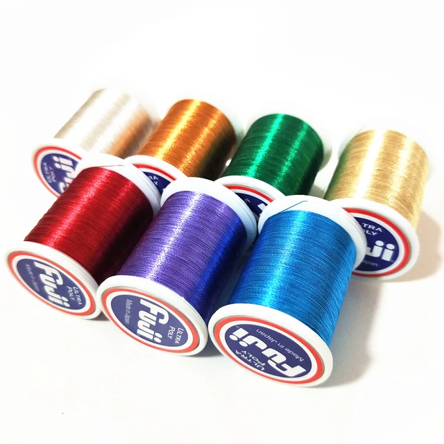BR Wi & Wa Fuji Metallic Thread, Fishing Rod Guide Thread, 7 Colors, 100m, Size  A - AliExpress