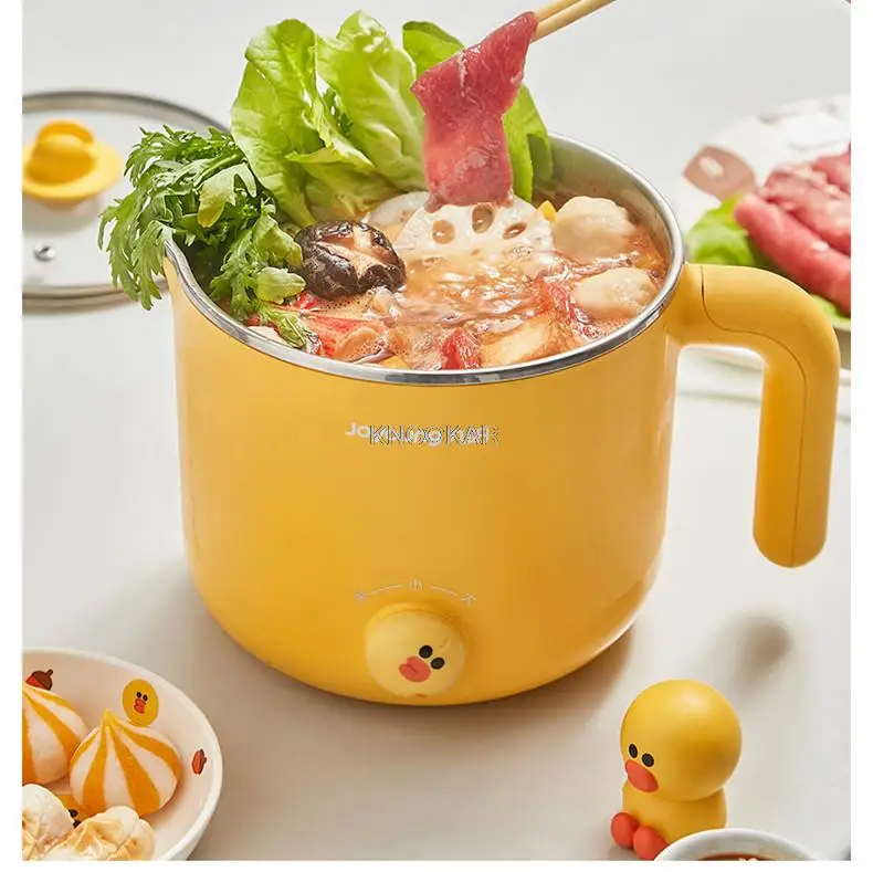 Description Picture 5 of item220V Mini Electric Multi Cooker Portable Electric Rice Cooker Hotpot Cooking Machine Electric Hot Pot EU/AU/UK/US Plug