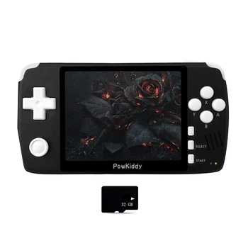 

Powkiddy Q80 Video Game Console Portable Retro 1343 Games 16GB Memory