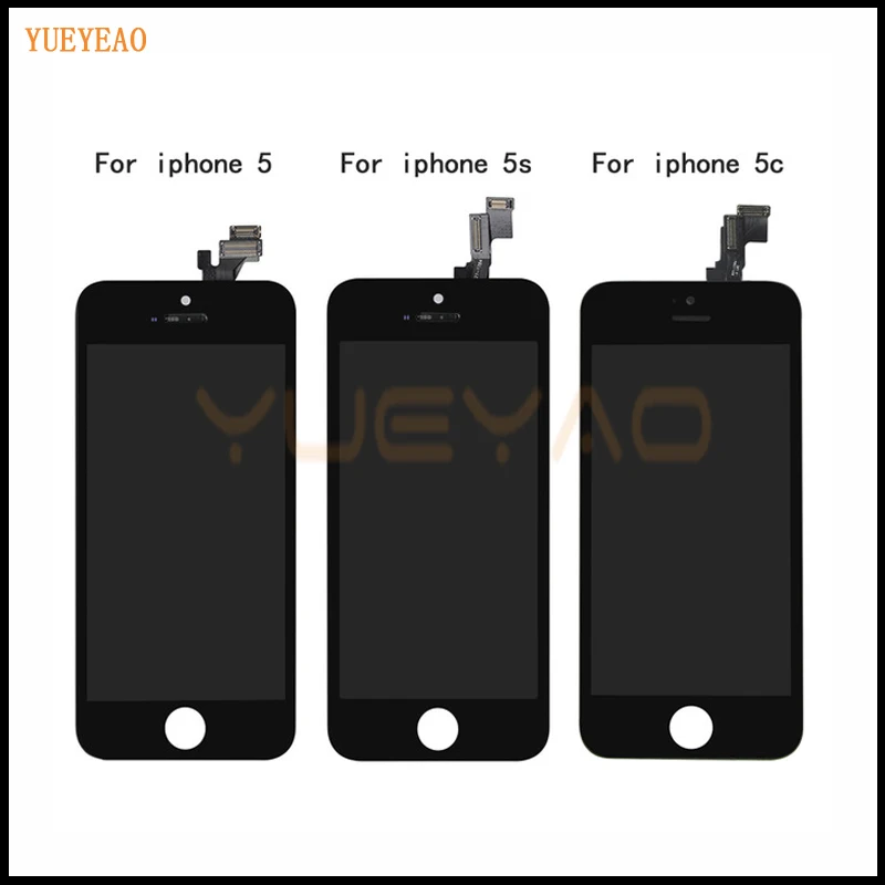 YUEYAO AAA качественный ЖК-экран для iPhone 5 5S 5C 6 ЖК-дисплей сенсорный экран дигитайзер