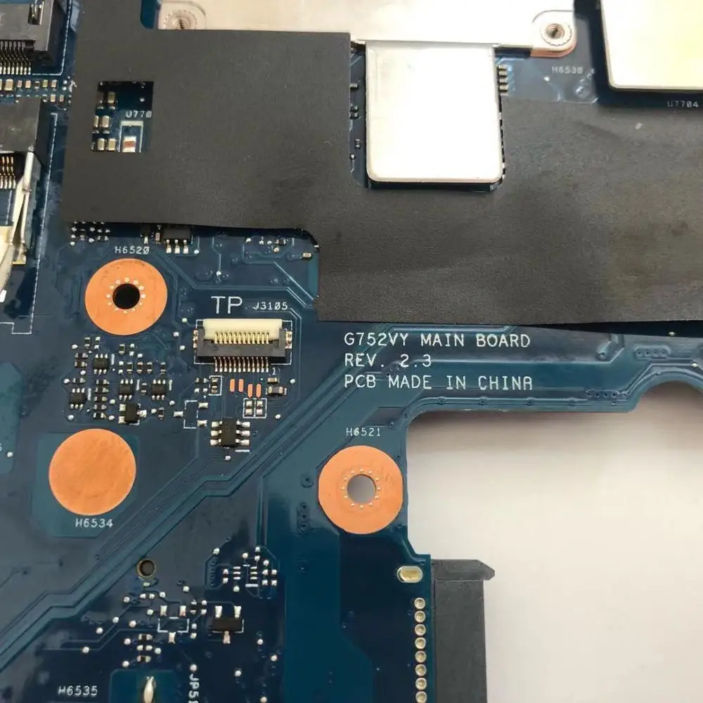  G752VY REV.2.3 motherboard for ASUS G752VS G752V G752VM G752VY GTX980M I7-6820 8G Laptop motherboar