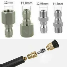 

Connector Washer Adapter Coupler Fitting For Gun High Pressure Quick Release Washer High Replacement Couplers Garden Fittings