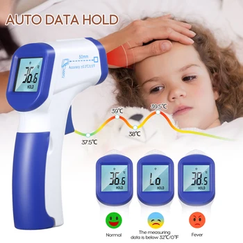 

3PCS Ear Forehead Thermometer Digital Infrared Baby Temperature Gauge Instrument for Kids Children Adults infrared thermometer