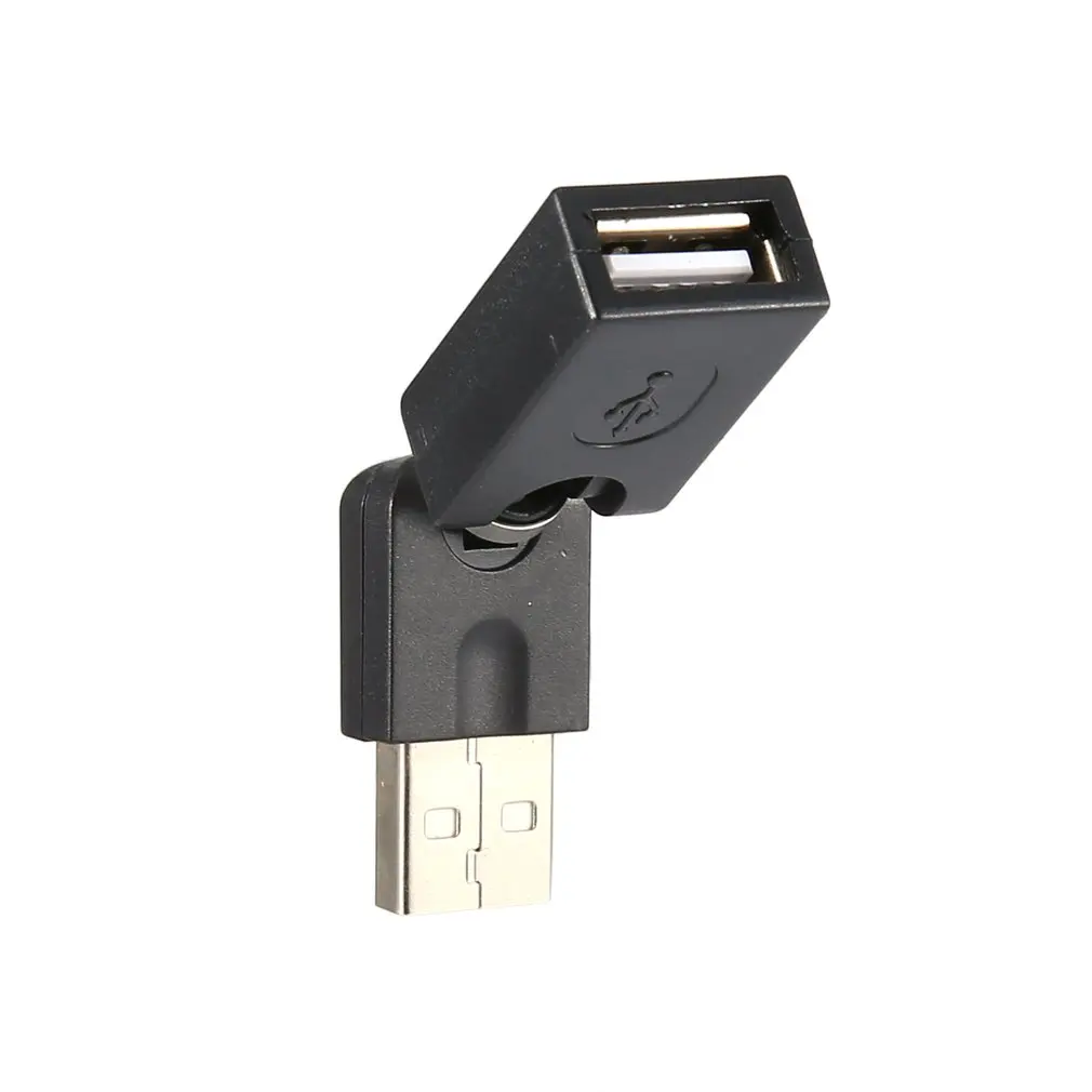USB 2,0 папа к USB мама 360 градусов угол вращения удлинитель адаптер Горячий