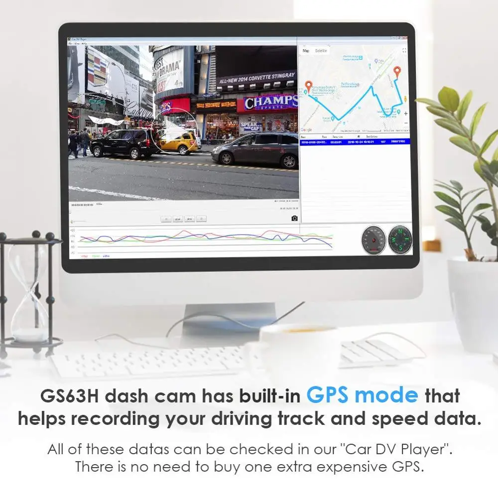 AZDOME GS63H Автомобильные видеорегистраторы 2160P gps WiFi видео рекордер двойная камера s 24 часа мониторинг парковки авто регистратор тире камера