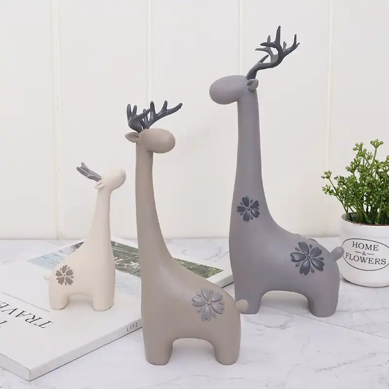 Roogo Home Source Manufacturers European Style Giraffe Library
