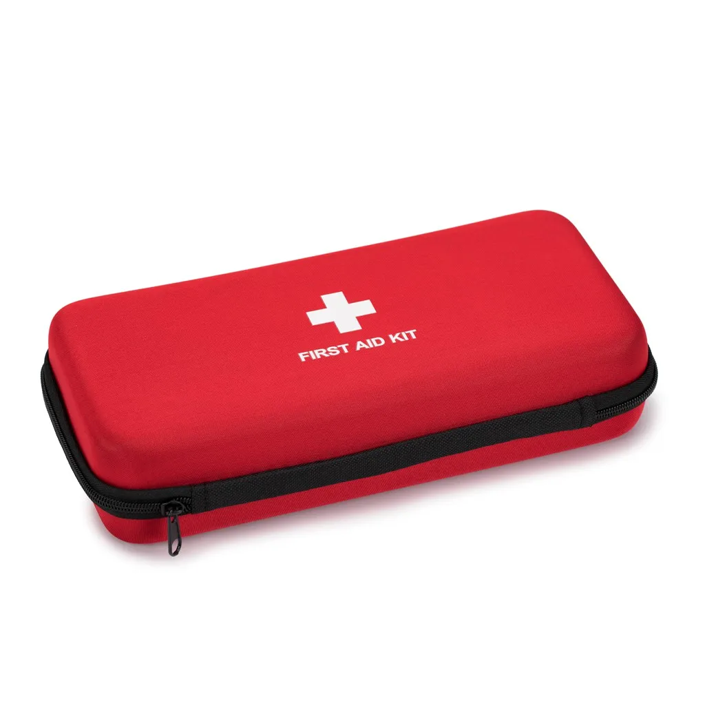 First Aid EVA Hard Red Medical Case for Home Health First Emergency