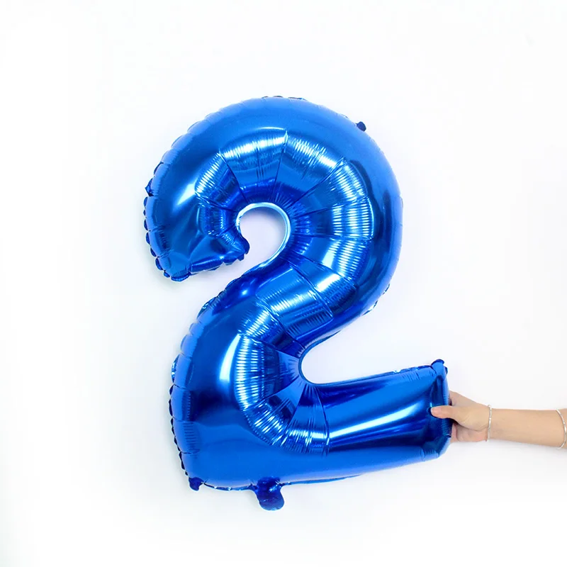 32 дюйма шара с цифрой 1st День Рождения украшения для детей 18 цифры синие шары Свадебные рисунок Выпускной вечерние воздушные шары