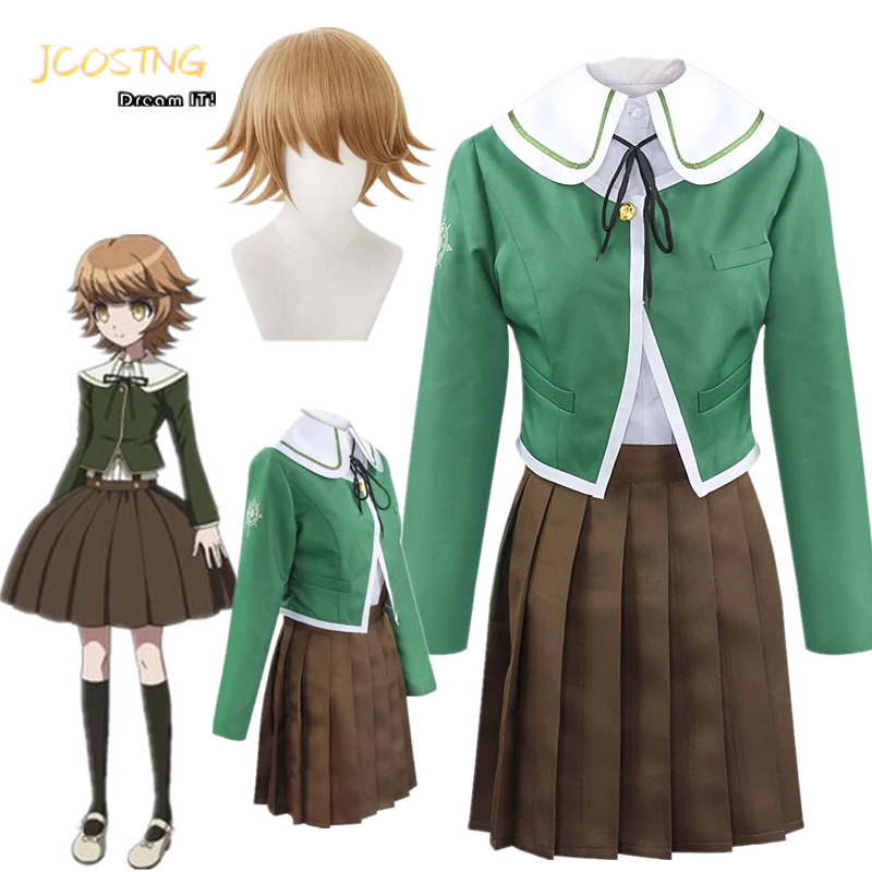 Горячая Распродажа Косплей Coetume аниме Danganronpa Kuma Chihiro Fujisaki Костюм женский JK