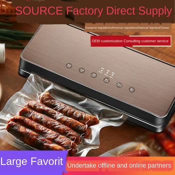 

Vacuum Sealing Machine Food Preservation Machine Vacuum Packaging Machine Household Small Automatic Vacuum