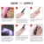 NAILCO 6W Mini Nail Lamp Pink White Nail Dryer Machine UV LED Lamp Портативный Микро USB Кабель Домашнего Использования Сушильная Лампа Для Гель-лака
