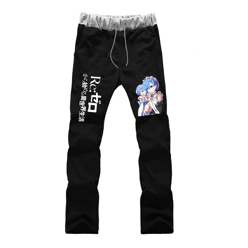 

Fashion man's pants Life in a different world from zero Sports Sweat Breathable Students Beach Print Cotton Straight Pants