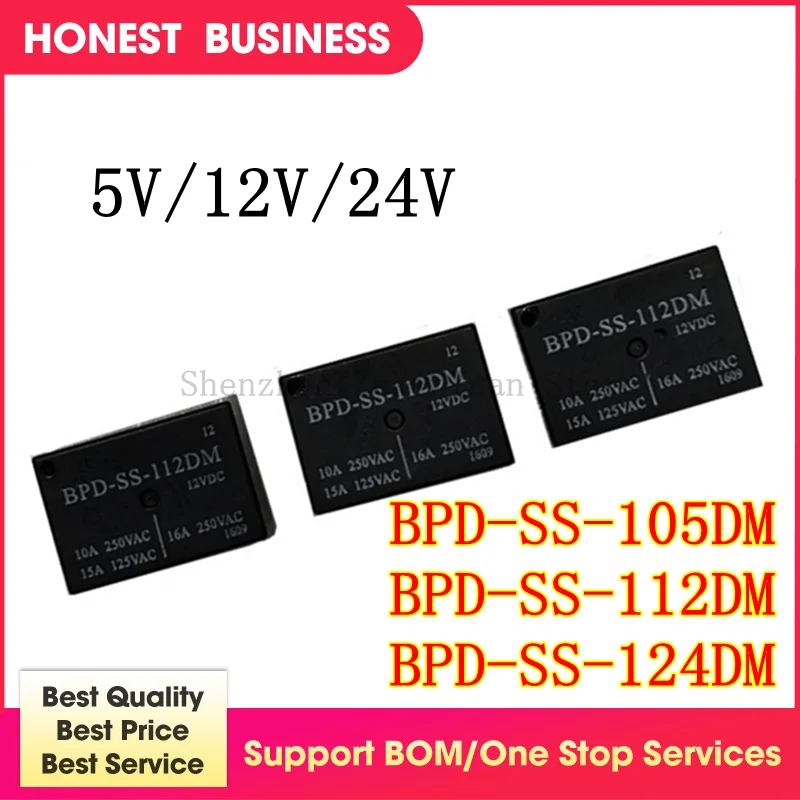 5PCS BPD-SS-105DM BPDSS105DM BPD-SS-112DM BPDSS112DM BPD-SS-124DM BPDSS124DM 5V12V 24V DIP-4 DIP4 HF7520 HM808F | Электроника