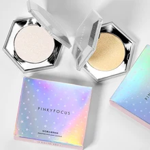 Shiny Highlighter Blush Powder Luminous Baked Contour Powder Waterproof Long-lasting