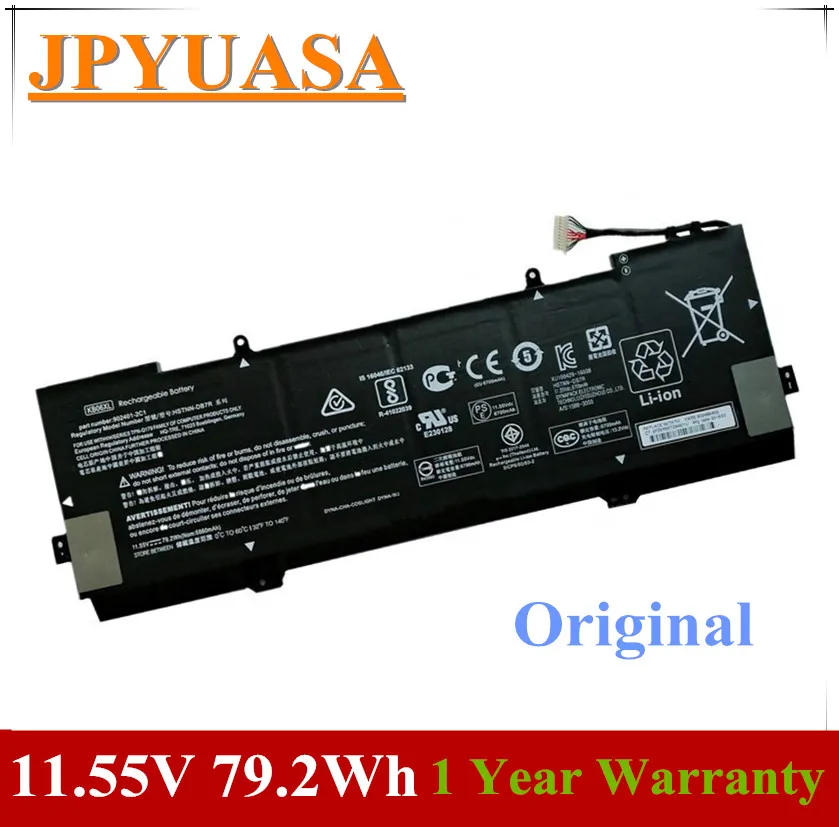 7XINbox 11 55 V 79.2Wh оригинальный KB06XL Аккумулятор для ноутбука HP X360 15-BL002XX Z6K96EA Z6K97EA Z6K99EA