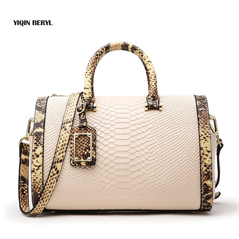 

Classic Handbags For Women 2020 Single Shoulder Crossbody Handbag Casual Snake Pattern Pillow Tote Messenger Handbags Purse