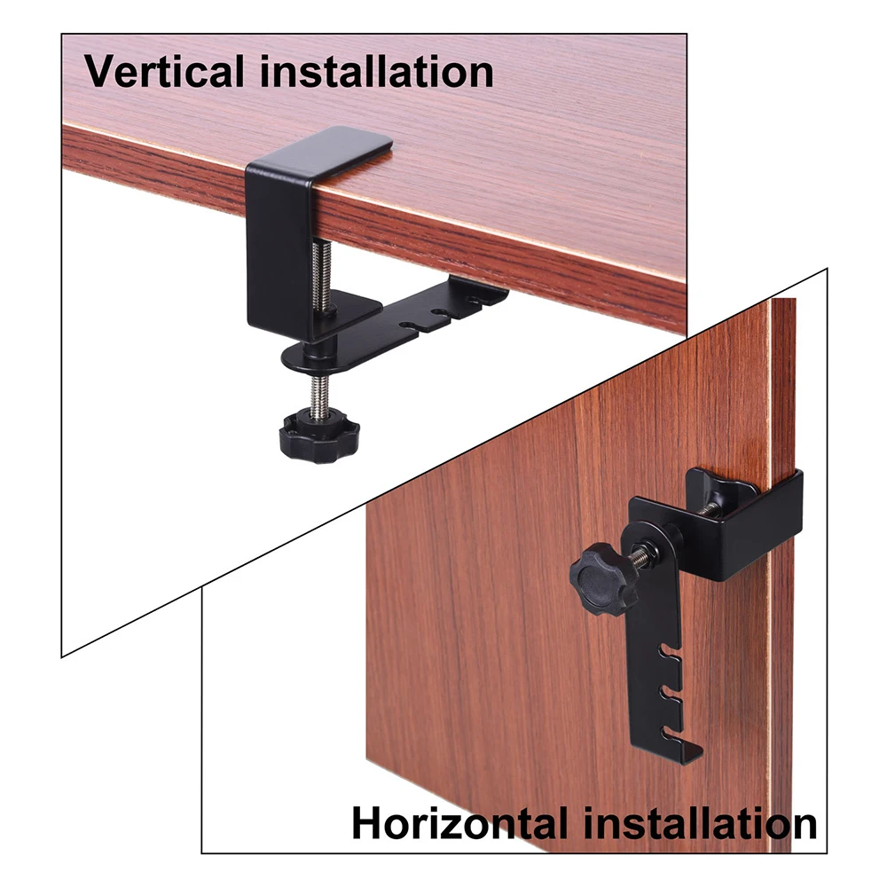 Wall Mounted Headset Holder Hanger Headphone Bracket Under Desk Hook Earphone Stand Holder for Earphones Accessories