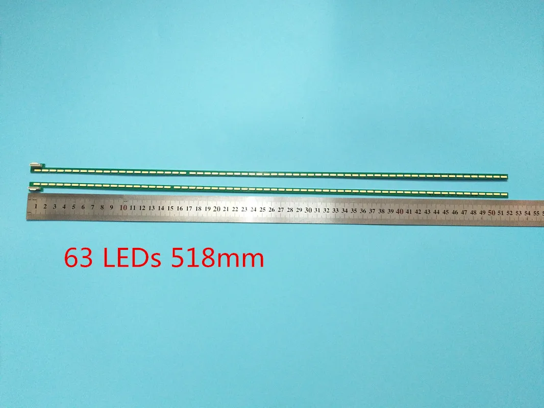 

New 2-PCS 63LED 518 millimetres strip conducted background light for LG 47LA6600 6922L-0071A 0029A 6916L119B 6920L-0001C 47 "V13