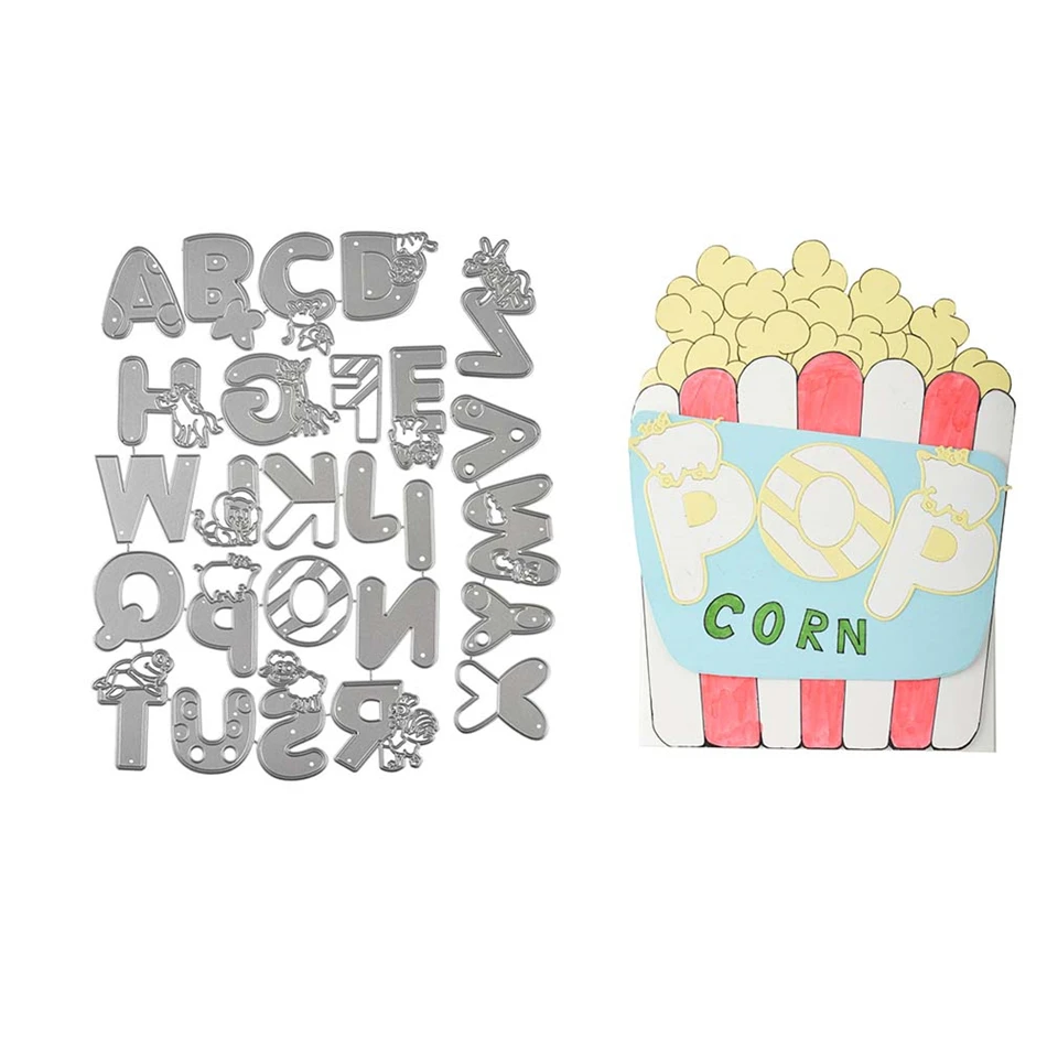 

InLoveArts Animal Letter ABC Metal Cutting Dies New 2020 Scrapbooking for Making Cards Decorative Embossing DIY Crafts Stencils