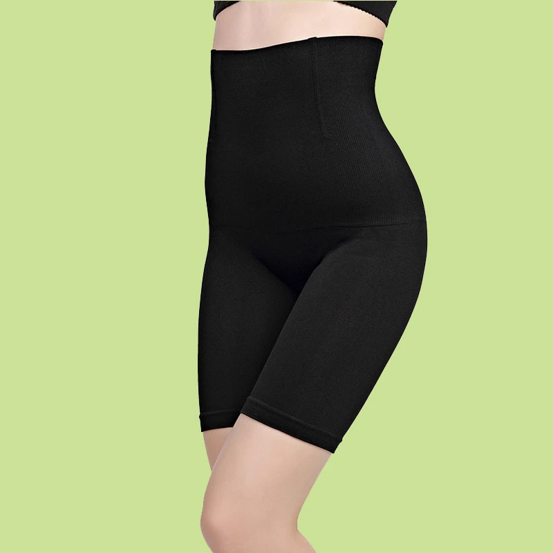 Postpartum Body Shaping Pants Hip Shaping Pants Body Corset Seamless High-Waisted Corset Big Stretch Body Pants Postpartum women s girdle pants abdominal shaping hip lifting underwear hip raising safety pants peach hip women s shaping underwear