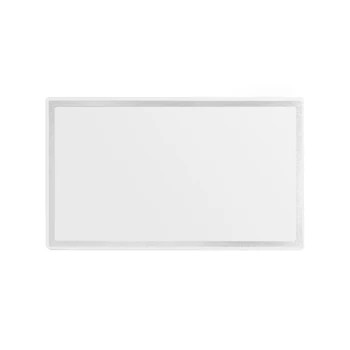 

Car Interior Stainless Steel Decorative Makeup Mirror Sun Visor Adhesive Styling Rectangle Universal Cosmetic Tool Easy Install