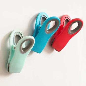 

Magnetic Multipurpose Bag Clips Bag Fresh Keeping Clamp Sealer For Kitchen Refrigerator Magnet Clips Sealing Portable