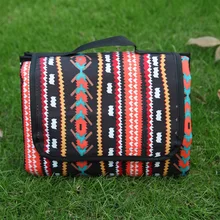  Portable Camping Mat Plaid Folding Camping Mattress Baby Climb Outdoor Waterproof Beach Picnic Blanket Multiplayer Picnic Mat 