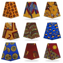 Анкара ткань Африканский настоящий голландский воск принт хлопок цветочный принт ткань настоящий воск последние высокое качество настоящий