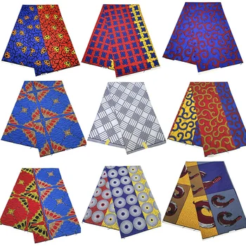 

Ankara African prints batik pagne real wax fabric Africa sewing wedding dress crafts material 100% polyester high quality tissu