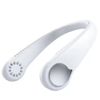 

Portable Lazy Sports Halter Fan Mini Hanging Neck Fan USB Rechargeable Cover Halter Sports Fan Air Cooler Outdoor