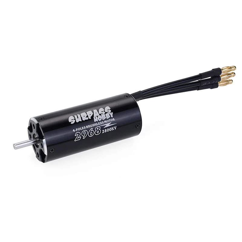 SURPASS HOBBY 2968 2800KV 4 полюсный мм вал бесщеточный водонепроницаемый мотор для 600 800 RC