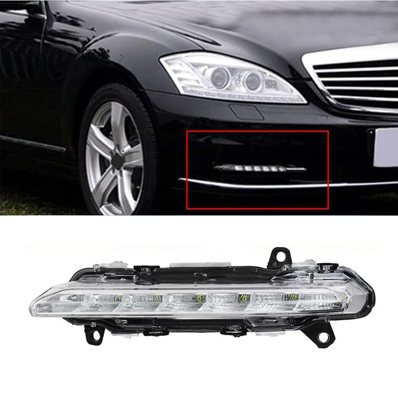 Автомобильный светодиодный DRL дневные ходовые огни Противотуманные фары для Mercedes-Benz s-класса W221 C250 C300 C350 CL550 AMG CLS550 R350