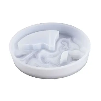 

Crystal Epoxy Resin Mold Oval Potted Casting Silicone Mould Handmade DIY Crafts Decorations Making Tools