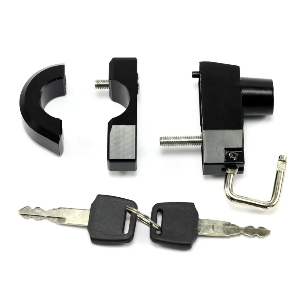 25mm Handlebars Helmet Lock HONDA SUZUKI YAHAMA KAWASAKI (1)