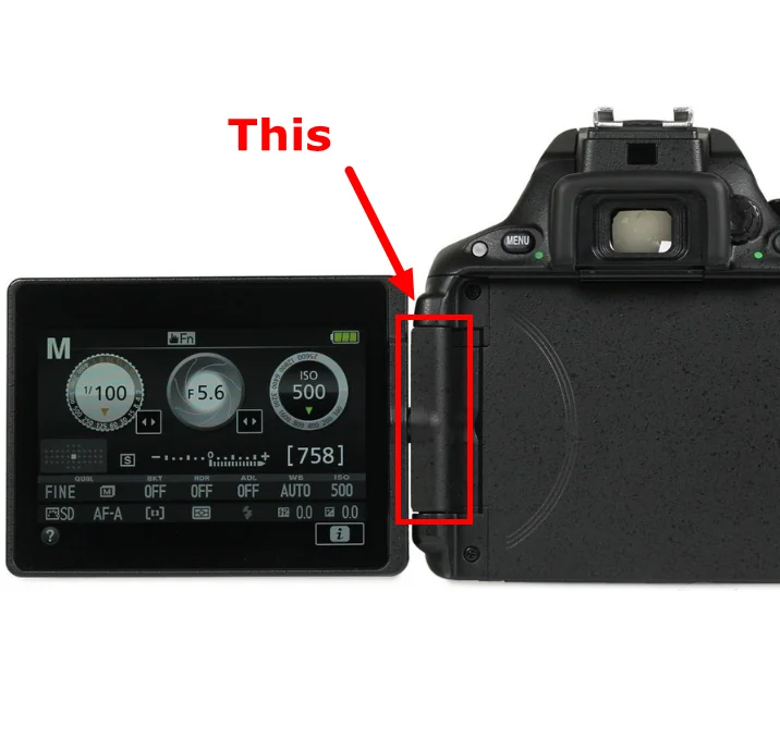 Новинка для Nikon D5500 задняя крышка ЖК-шарнир гибкий кабель Защитная крышка защитный чехол основа для ремонта камеры запасной блок