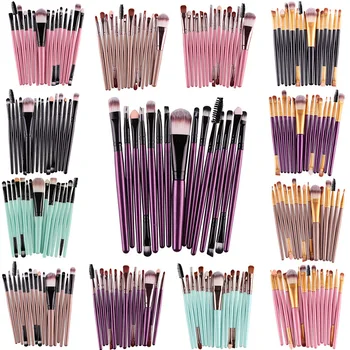 

15Pcs Makeup Brushes Set Eye Shadow Foundation Powder Eyeliner Eyelash Lip Make Up Brush Cosmetic Beauty Tool Kit Hot