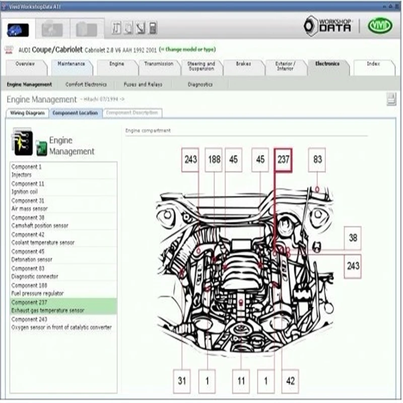 2020 программное обеспечение Vi.vid workshop10.2v usb 80 gb жесткий диск Авто Дата Ремонт