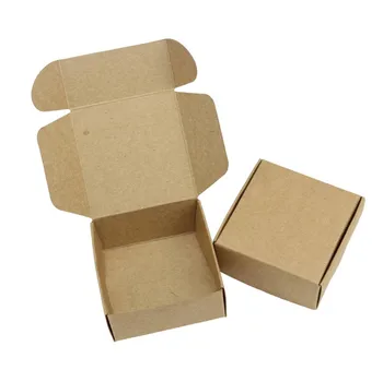 

Natural Kraft Box,Kraft Paper Packing Box,small soap Box 50pcs/lot