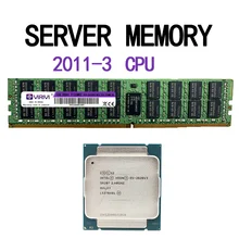 E5-2603v3 2620v3 2623v3 2630v3 2640v3 2660v3 2650v3 RAM DDR4 16 GO 2133Mhz REG ECC mémoire serveur 2011-3 broches CPU x99 carte mère