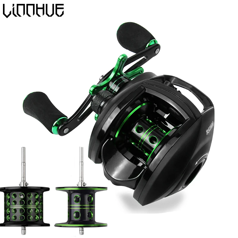 2021 Baitcast Fishing Reel 8.1:1 High Speed 8KG Max Drag Smooth Bass Fresh Water